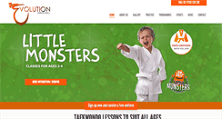 Desktop Screenshot of evolutiontkd.co.uk